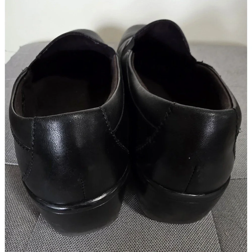 Nice Clarks May Marigold Loafers  Women's 9 M Shoes Black Leather Slip on Shoes